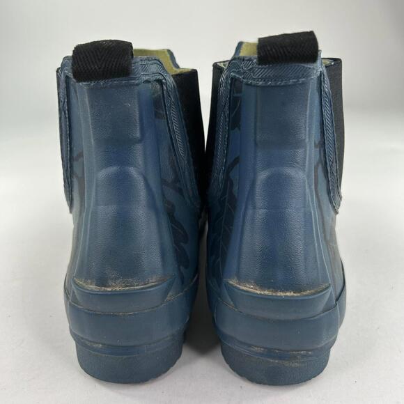 Hunter Women's Chelsea Norris Field Bootie US 8 Floral Blue Rain Short Boot - Picture 5 of 9